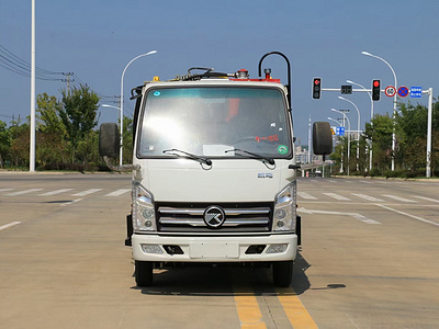 國六藍牌壓縮垃圾車圖片